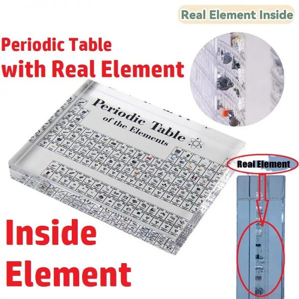 Acrylic Chemical Element Periodic Table Learning Display Card Crystal Element Periodic Table Crafts - Image 5